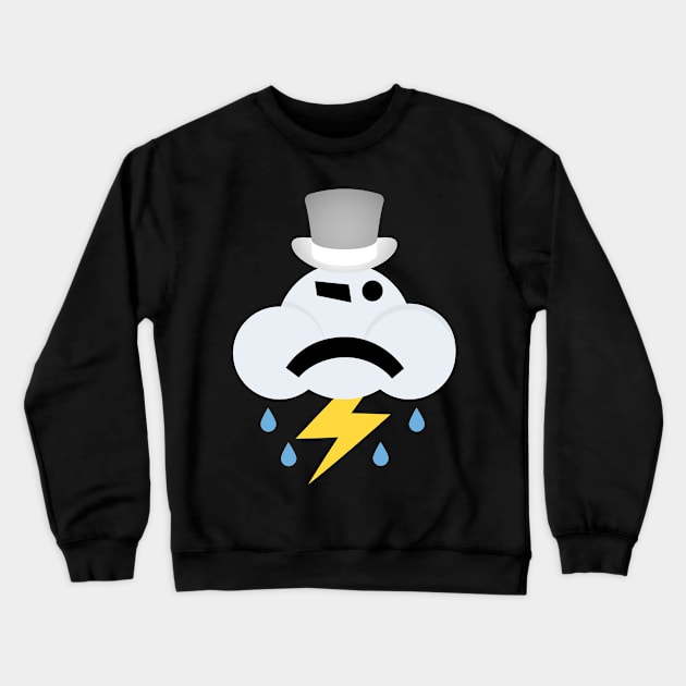 Thundery Emotion Crewneck Sweatshirt by IBMClothing